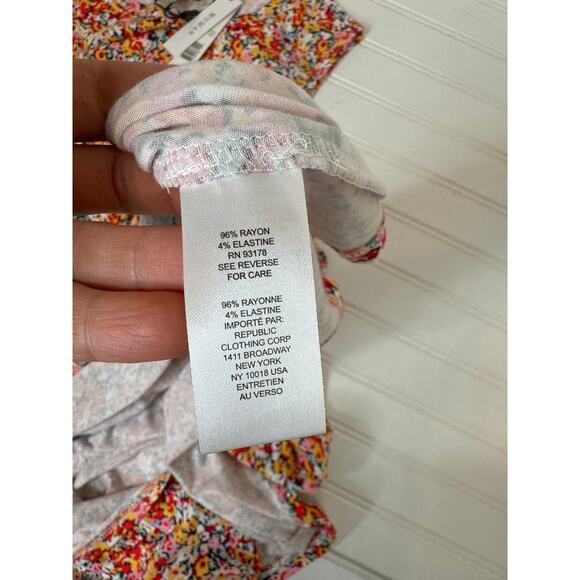 NWT Tahari Woman Multicolor Floral Sleeveless Swing Dress Casual Plus Size 1X - Picture 6 of 6